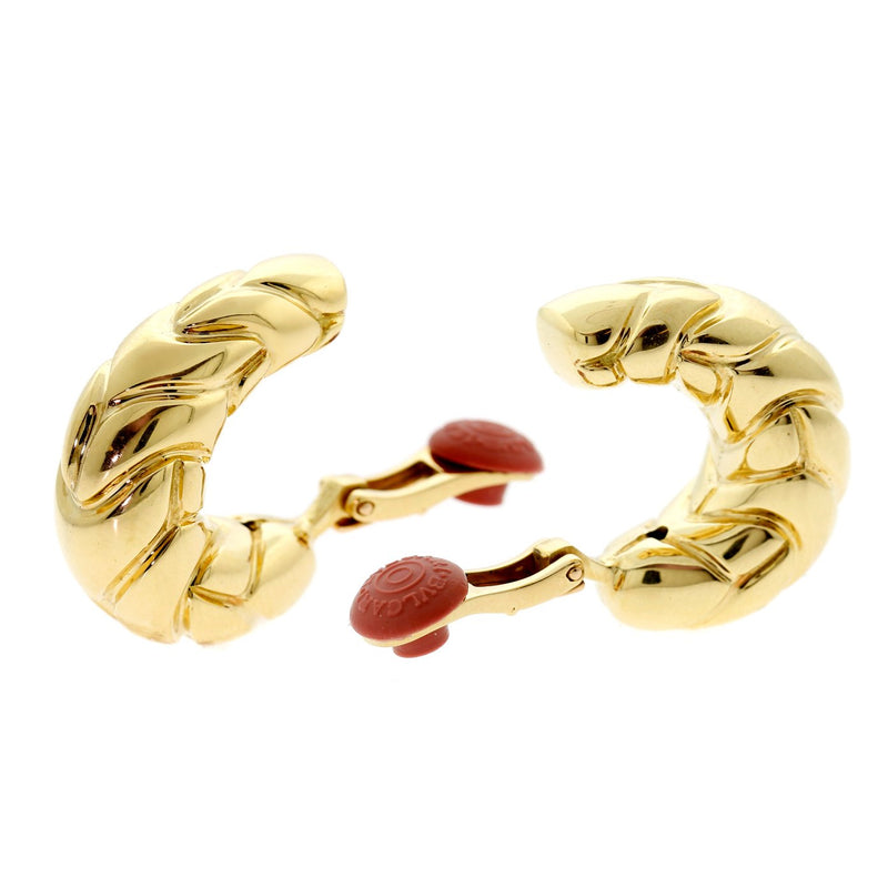 Bulgari Gold Hoop Earrings 0000522