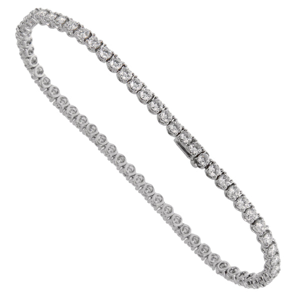 Bulgari Griffe Diamond Tennis White Gold Bracelet 0002000