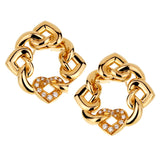Bulgari Heart Diamond Gold Earrings 0000161