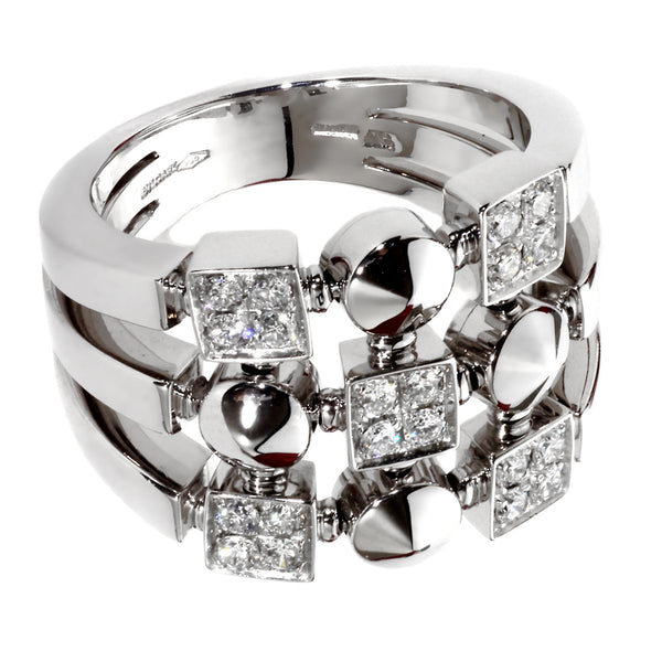 Bulgari Lucea Diamond White Gold Ring BLG2521