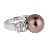 Bulgari Lucea Pearl White Gold Diamond Ring 0000652