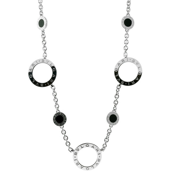 Bulgari Onyx White Gold Necklace 0000165