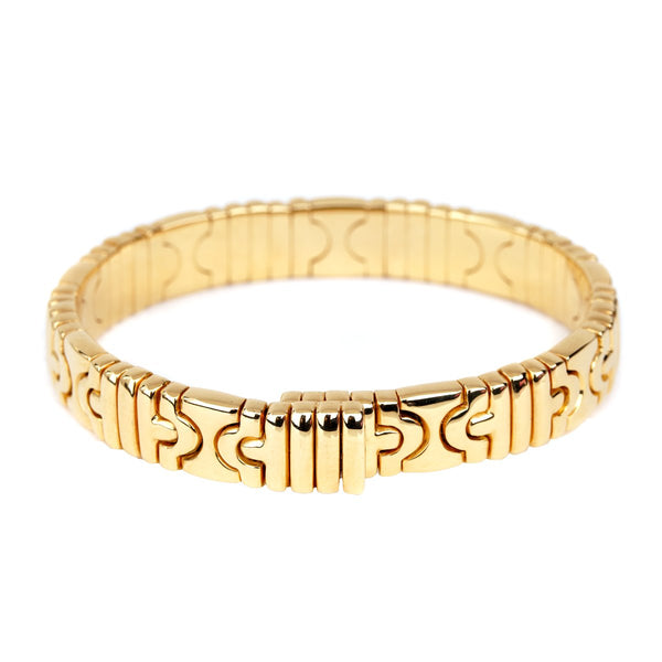 Bulgari Parentesi Gold Cuff Bangle Bracelet 0000855