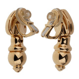 Bulgari Vintage Drop Yellow Gold Earrings 0001102