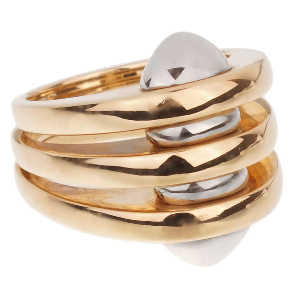 Bulgari Vintage Yellow Gold Cocktail Ring 0001848