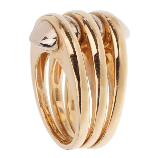 Bulgari Vintage Yellow Gold Cocktail Ring 0001848