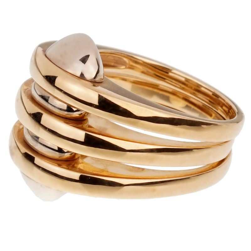Bulgari Vintage Yellow Gold Cocktail Ring 0001848
