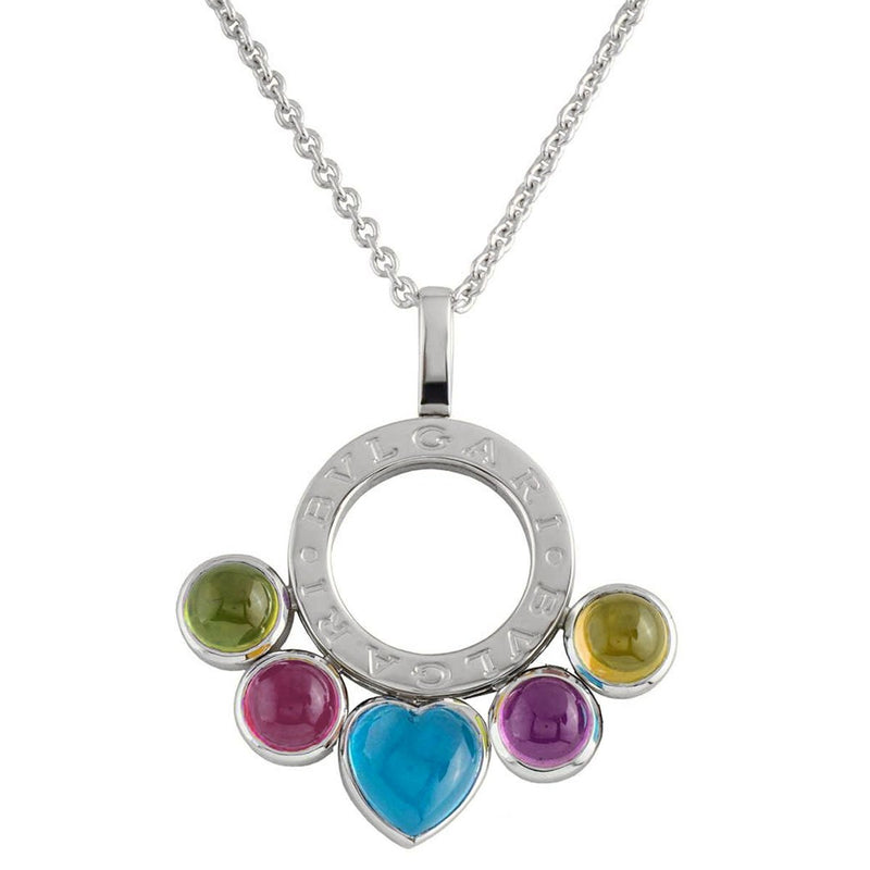 Bvlgari Allegra White Gold Gemstone Necklace 0001961