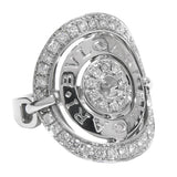 Bvlgari Astrale Diamond White Gold Cocktail Ring 1SA20k