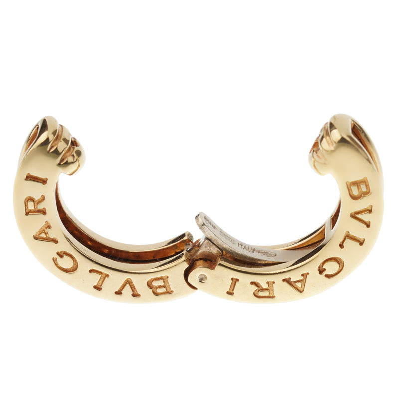 Bvlgari Bzero1 Vintage Yellow Gold Clip On Earrings 0003097