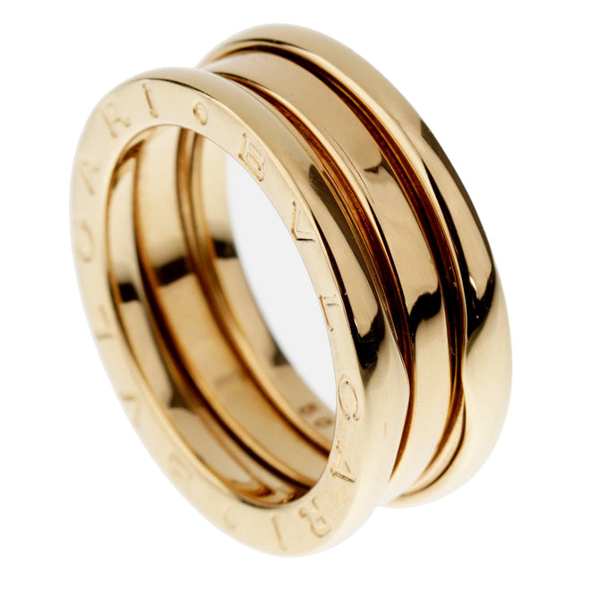 Bvlgari Bzero1 Yellow Gold Band Ring Sz 5 0003096