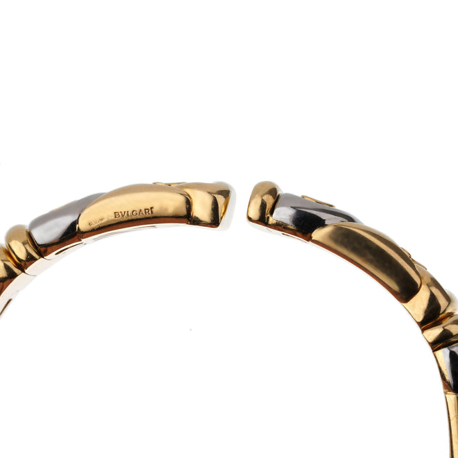 Bvlgari Vintage 18K Yellow Gold Cuff Bangle 0003085