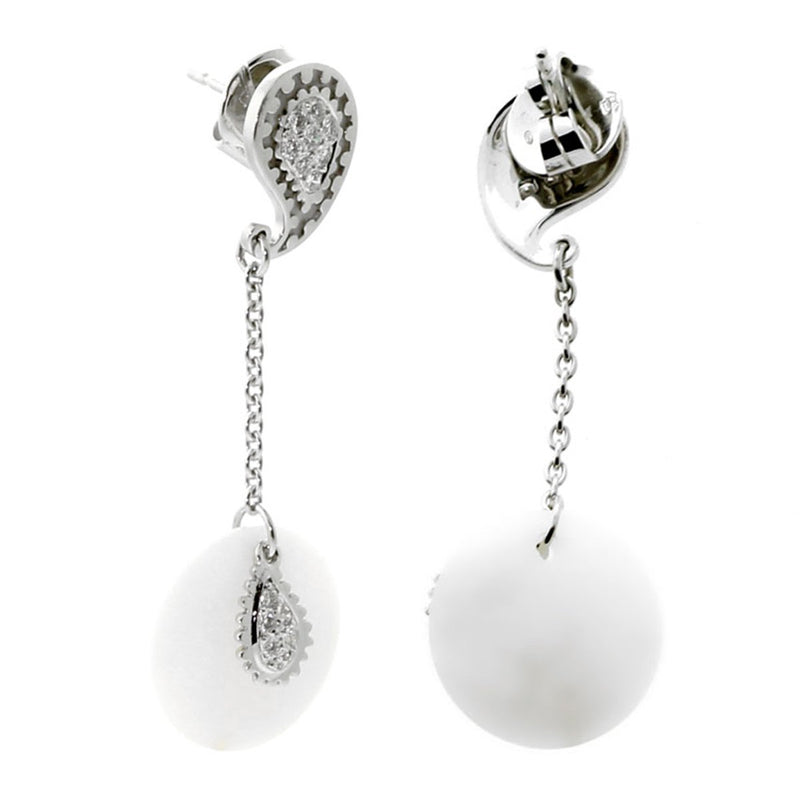 Carrera y Carrera Diamond Aqua White Gold Earrings CRR3846