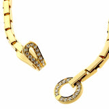 Cartier Agrafe Diamond Gold Necklace 0000085