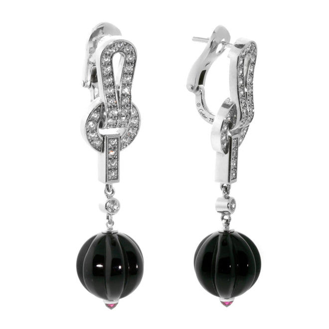 Cartier agrafe earrings deals