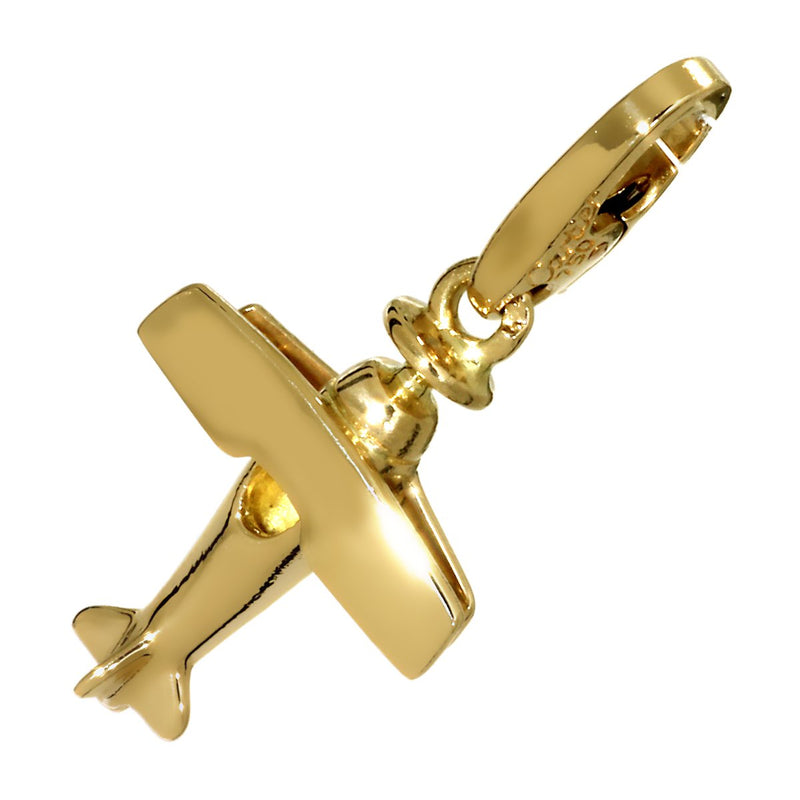 Cartier Airplane  18k Yellow Gold Charm Pendant 251296000000