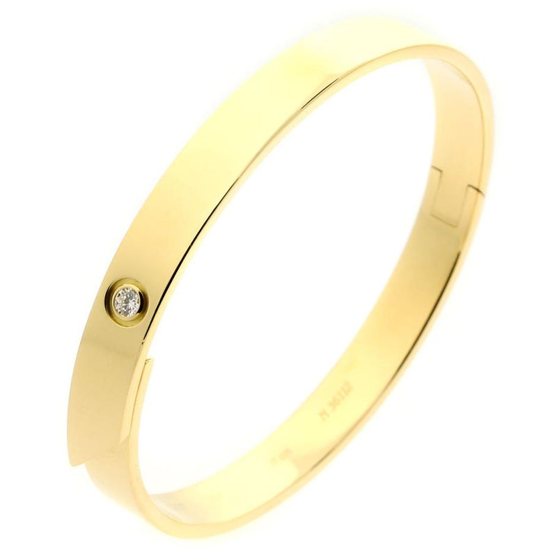 Cartier Anniversary Diamond Gold Bangle Bracelet 0000057