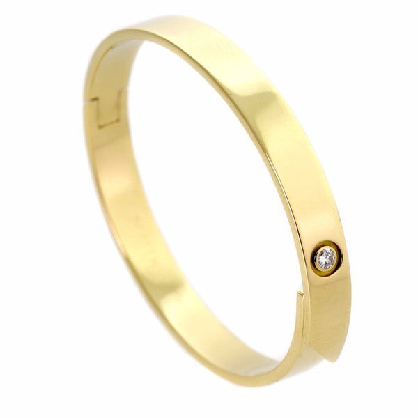 Cartier Anniversary Diamond Gold Bangle Bracelet 0000589