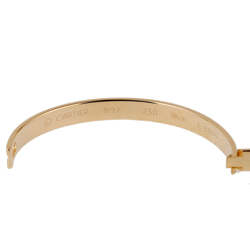 Cartier Anniversary Yellow Gold Diamond Bangle Bracelet 0001045