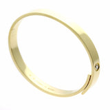 Cartier Anniversary Yellow Gold Diamond Bangle Sz 16 0000583