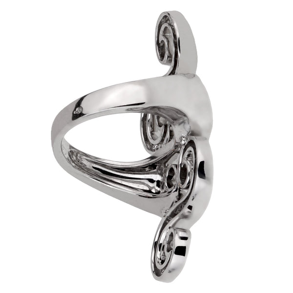 Cartier Arabesque White Gold Diamond Cocktail Ring 0001277