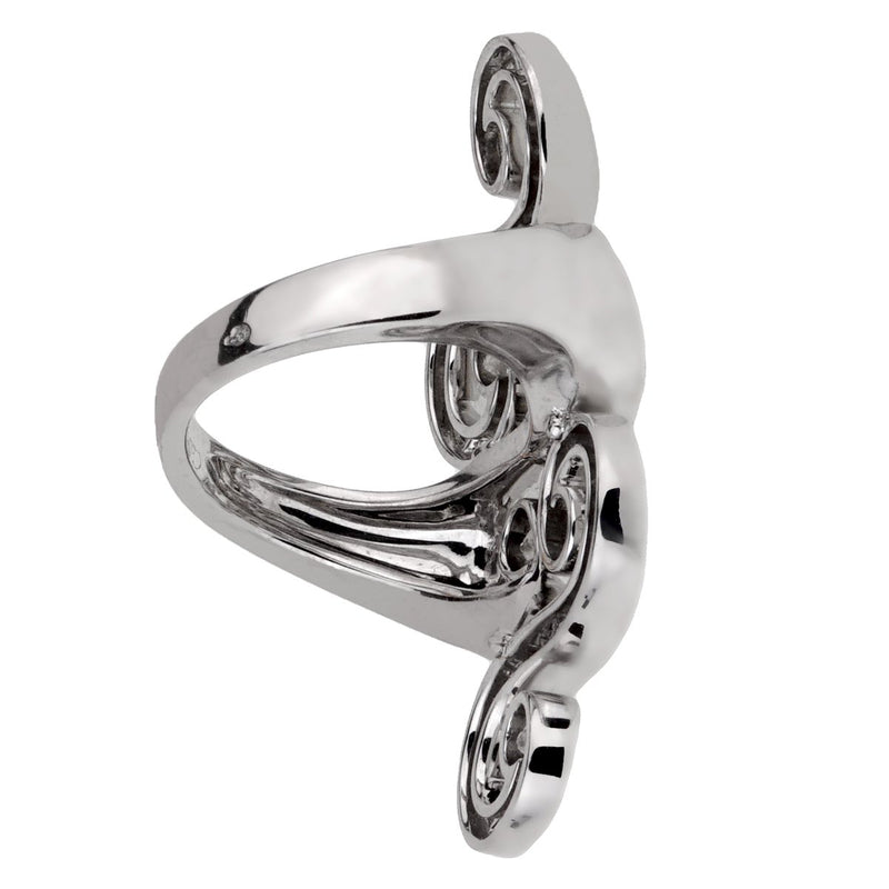 Cartier Arabesque White Gold Diamond Cocktail Ring 0001277