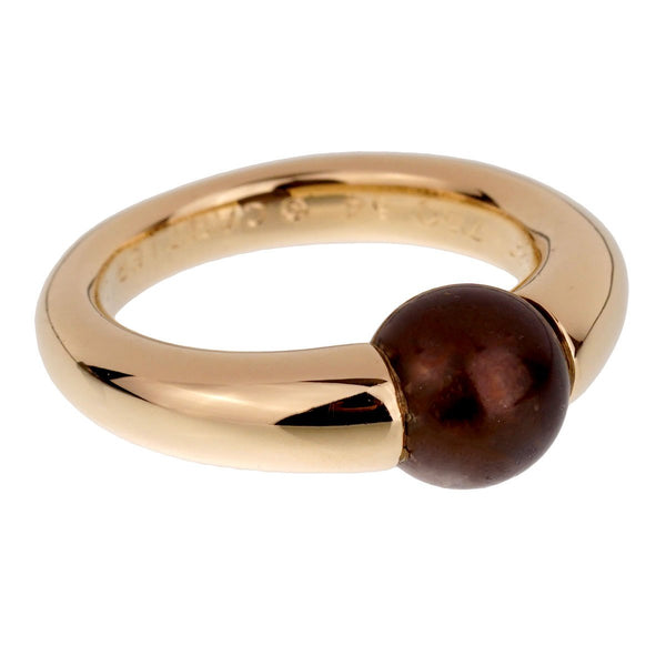 Cartier Black Pearl Yellow Gold Ring 0001899
