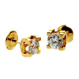 Cartier C De Cartier Diamond Stud Earrings CRT10017