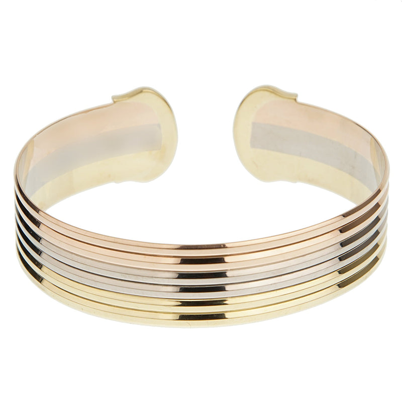 Cartier C de Cartier Trinity Cuff Bangle Bracelet rg28bvl