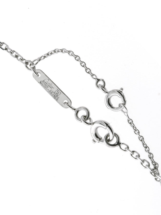 Cartier C Heart of Cartier Diamond Necklace in White Gold CRT2400