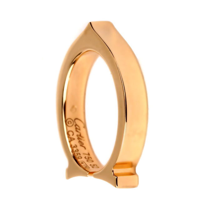 Cartier C Rose Gold Band Ring 0000150