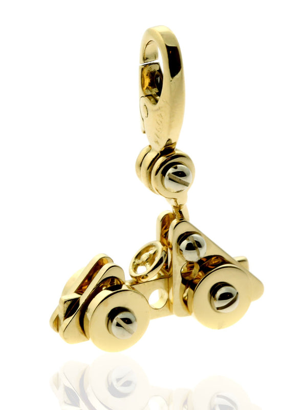 Cartier Car Charm in 18k White & Yellow Gold CRT4161