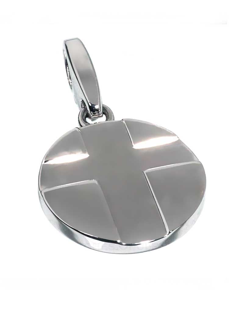 Cartier Cross White Gold Charm Pendant 0000109