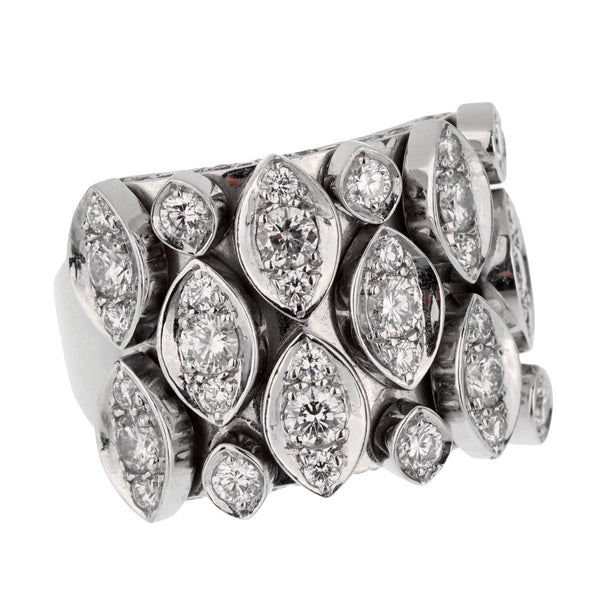 Cartier Diadea Diamond White Gold Ring 0002162