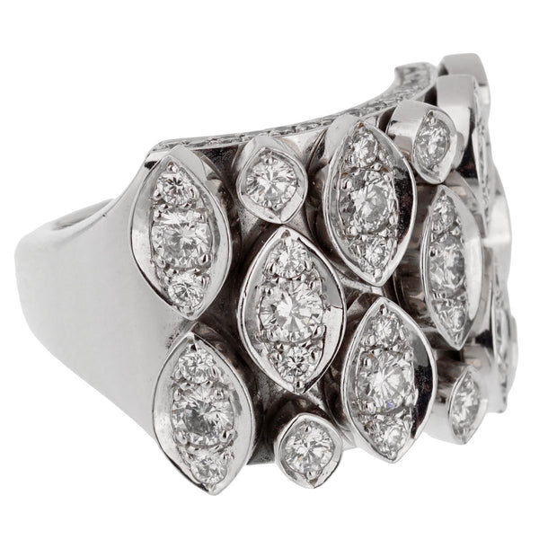 Cartier Diadea Diamond White Gold Ring 0002162