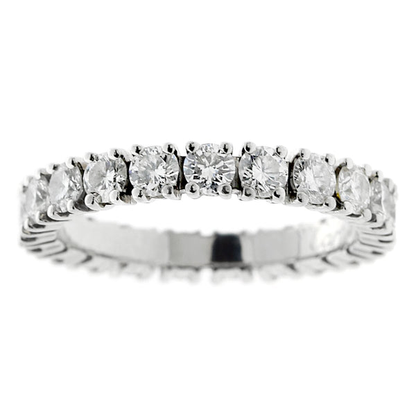 Cartier Diamond Eternity Platinum Ring 0000119