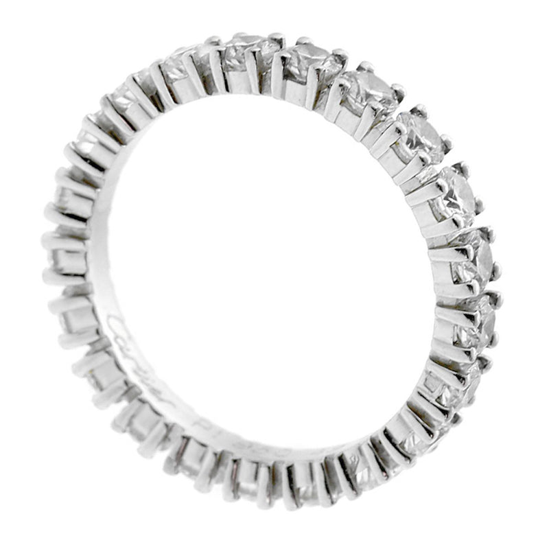 Cartier Diamond Eternity Platinum Ring 0000119
