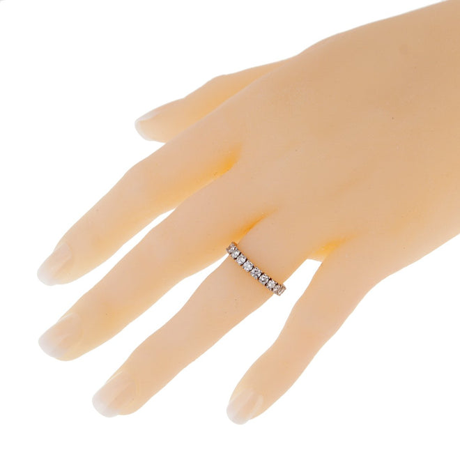 Cartier Diamond Eternity Platinum Ring 0000119