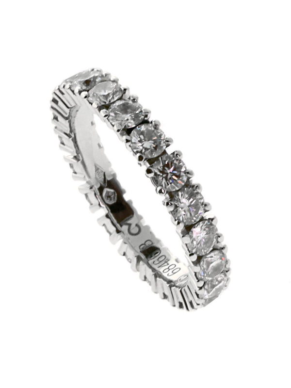 Cartier Diamond Eternity Platinum Ring 0000120