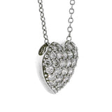 Cartier Diamond Heart Platinum Necklace 0000102