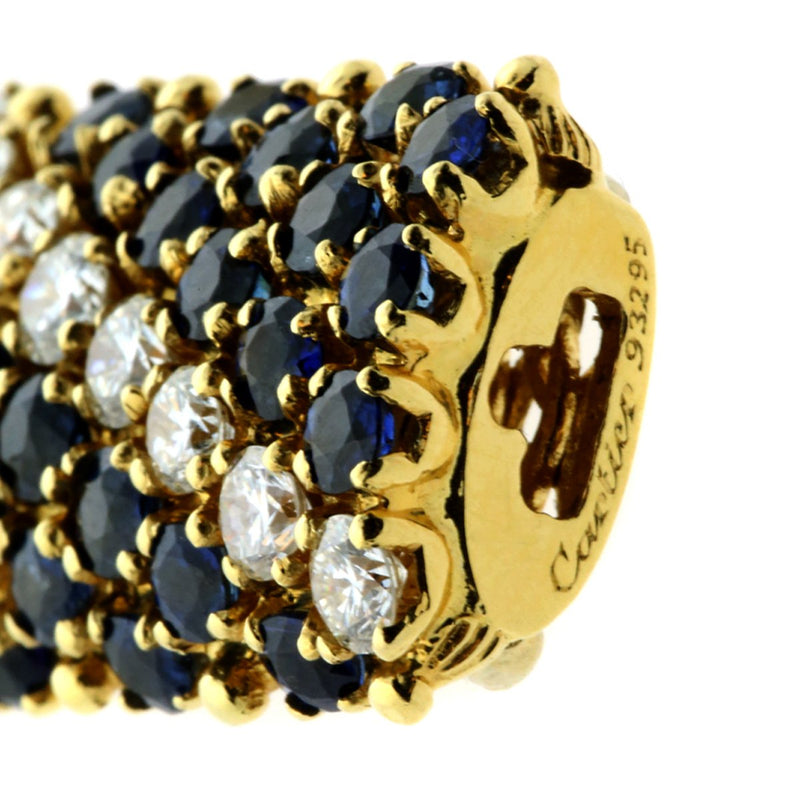 Cartier Diamond Sapphire Yellow Gold Suite cartier-sapphire-diamond-set-in-yellow-gold