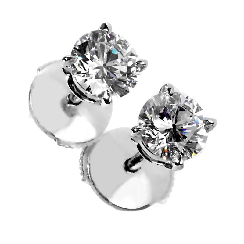 Cartier Diamond Stud Platinum Earrings cartier-studs