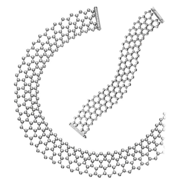 Cartier Diamond Tennis Necklace & Bracelet Suite 0000551
