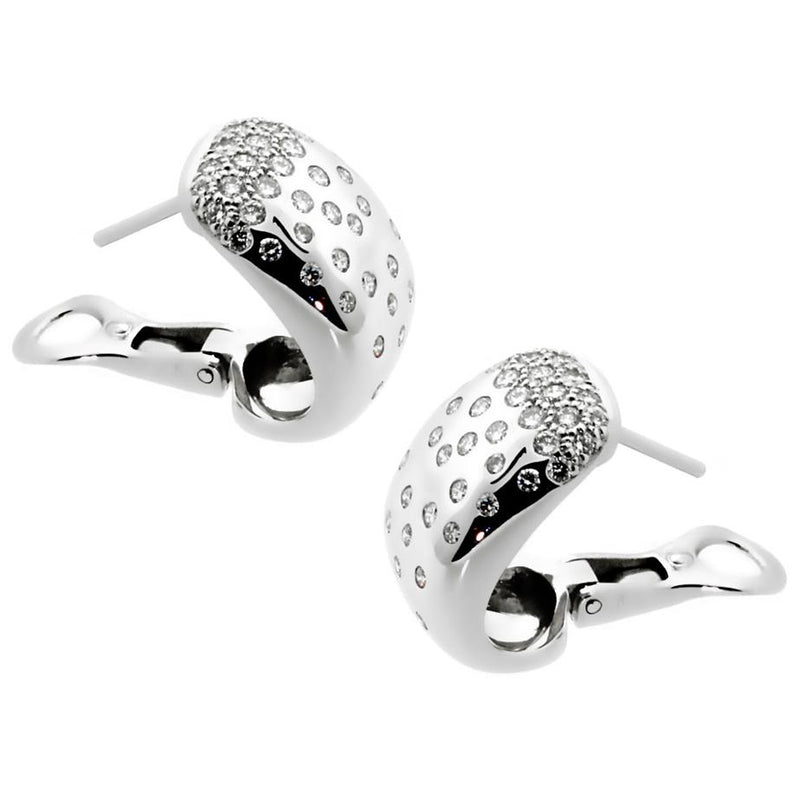 Cartier Diamond White Gold Earrings 0000082