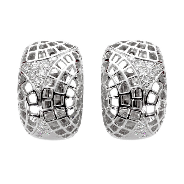 Cartier Diamond White Gold Earrings 251294000000-1