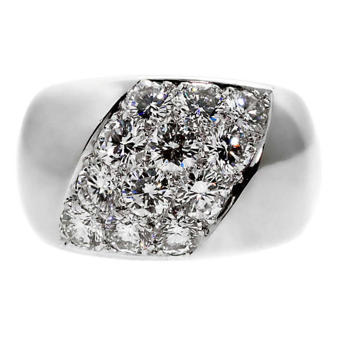 Cartier Diamond White Gold Ring 0000122