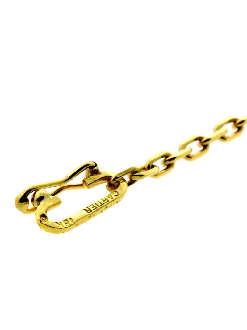 Cartier Double C Diamond Gold Necklace CRT1584