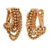 Cartier Draperie 18 Karat Yellow Gold Drop Earrings 0001753