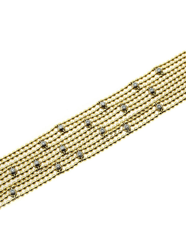 Cartier Draperie de Decollete Diamond Gold Bracelet 0000061