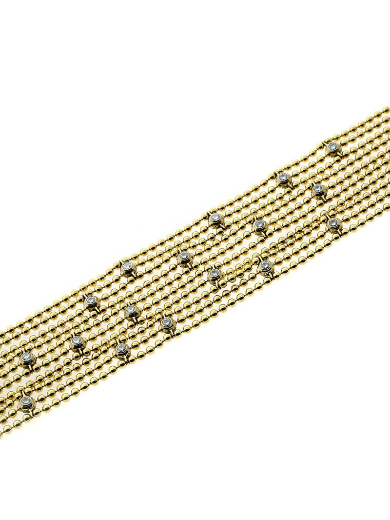 Cartier Draperie de Decollete Diamond Gold Bracelet 0000061